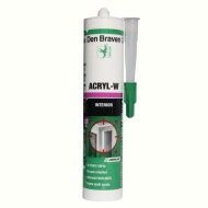 Acryl W alb, 280 ml, Den Braven