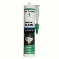 Silicon sanitar transparent, 280 ml, Den Braven