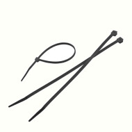 Colier din nailon pentru cabluri 3,6x200 mm negru, 100 buc, Tolsen